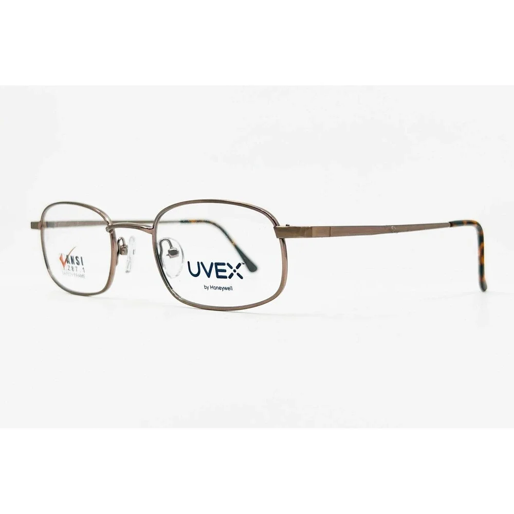 Uvex Eyeglasses Unisex Brown Titmus Z87-2+ FC707 ANB CS67 49-19-140